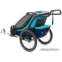 Детский велоприцеп Thule Chariot Cross (Thule Blue/Poseidon)