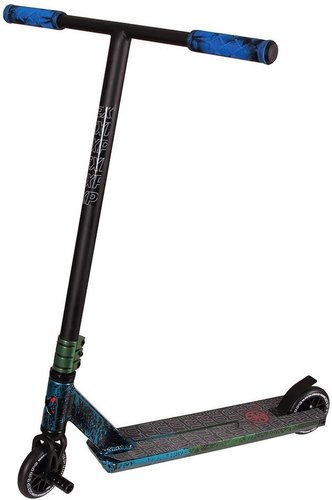 Трюковый самокат Explore Leidart 600 2021 (синий/зеленый)