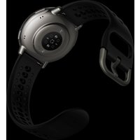 Умные часы Amazfit Active 2 (серебристый, с черным силиконовым ремешком)