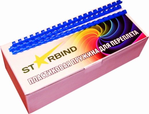 

Расходные материалы для ламинаторов и брошюровщиков Starbind 8мм BP08Bu (100шт, синий)