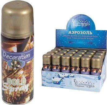 

Спрей-краска для декора Волшебная страна Sprey-G (золотистый)