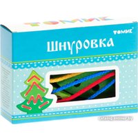 Развивающая игрушка Томик Елочка Нарядная. Шнуровка 612-4