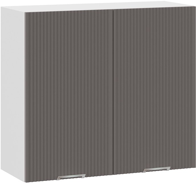 

Шкаф навесной Трия Кимберли 1В8 (белый/муссон)