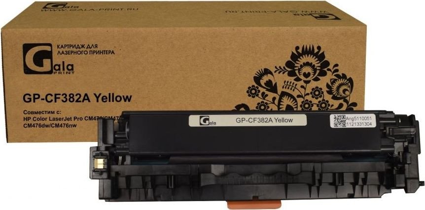 

Картридж Gala-print GP-CF382A (аналог HP CF382A)