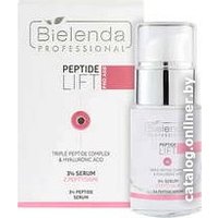  Bielenda Professional Сыворотка для лица Peptide lift Укрепляющая и разглаживающая против морщин с пептидами день/ночь 15 мл