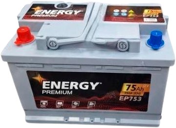 

Автомобильный аккумулятор Energy Premium EP753 (75 А·ч)
