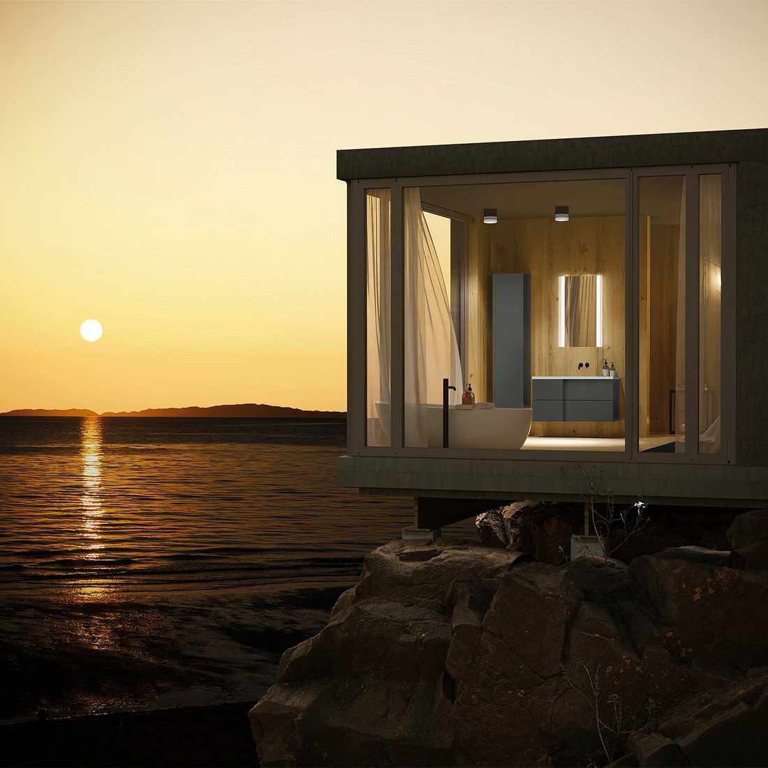 

Lauter Тумба под умывальник Nelli 70 (антрацит п/мат/бело-серый)