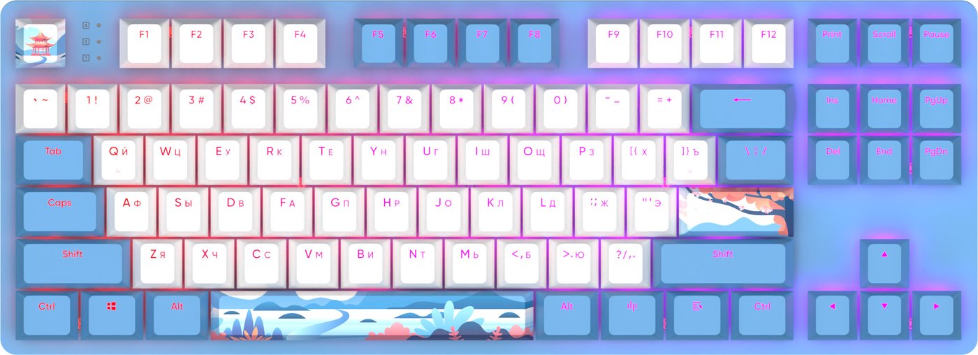 

Клавиатура Red Square Keyrox TKL Hanami (g3ms Sapphire)
