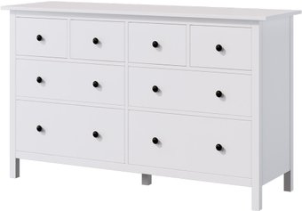 Комод Лузалес Кымор 8 ящиков (белый)