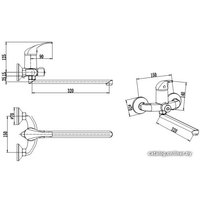 Смеситель РМС SL128-006E