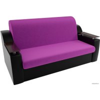 Диван Лига диванов Сенатор 100716 100 см (фиолетовый/черный)