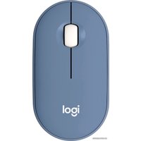 Мышь Logitech M350 Pebble (темно-синий)