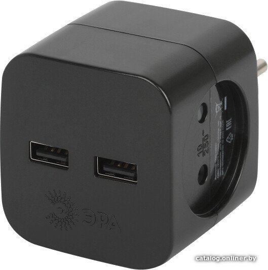 Разветвитель ЭРА SP-2-USB-B Б0049535