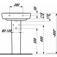 Умывальник Laufen PRO 8189520001041 60x48