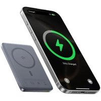 Внешний аккумулятор Baseus PicoGo AM41 Ultra-Slim Qi2 Magnetic Power Bank 10000mAh (серый)