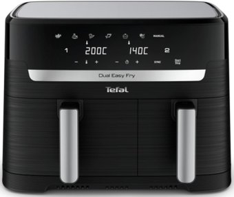 Аэрогриль (аэрофритюрница) Tefal Dual Fryer EY901810