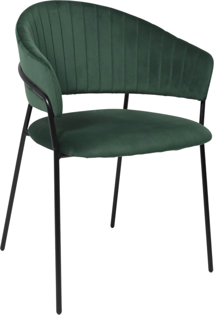 

Стул с подлокотниками Алвест AV 433 (изумрудный бархат H-30/черный)