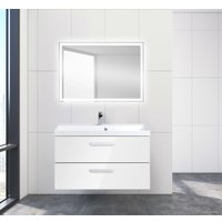  BelBagno Тумба под умывальник Aurora-900-2C-SO-BL (bianco lucido)