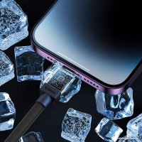 Кабель Baseus CoolPlay Series Fast Charging Data Cable 2.4A USB Type-A - Lightning (2 м, черный)