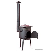 Печь Kazan Karavan Премиум с зольником и дымоходом 400мм 12 3 мм в Бресте