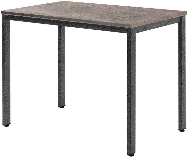 

Кухонный стол Millwood Сеул Л 100x60x75 (бетон/графит)