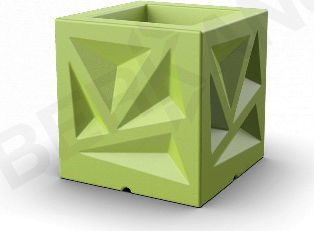 

Кашпо Berkano Icelandic Cube DB (зеленый)