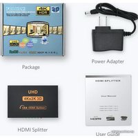 Адаптер USBTOP 1x4 HDMI UltraHD 4K 3D, активный в Барановичах