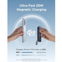 Внешний аккумулятор Ugreen MagFlow PB773 10000mAh (серый)