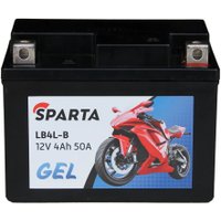 Мотоциклетный аккумулятор Sparta LB4L-B, YB4L-B, YB4L-А, YTX4L-BS (4 А·ч)
