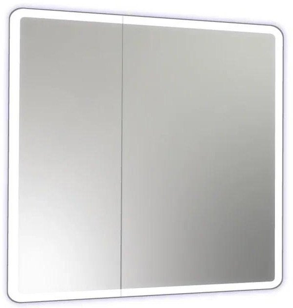 

Континент Шкаф с зеркалом Emotion Led 80x80 (с датчиком движения, теплая подсветка)