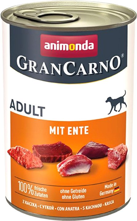 

Консервированный корм для собак Animonda GranCarno С уткой 400 г