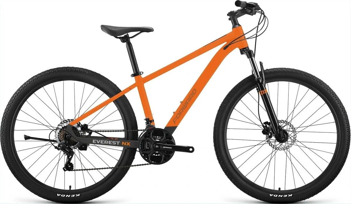 Велосипед Forward Everest NX 27.5 р.17 2026 (оранжевый/темно-серый)