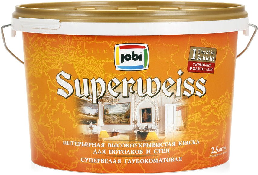 Краска Jobi Superweiss (2.5 л)