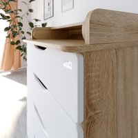 Детский комод Атон Мебель Сириус Wood 604 ПВХ (дуб сонома)