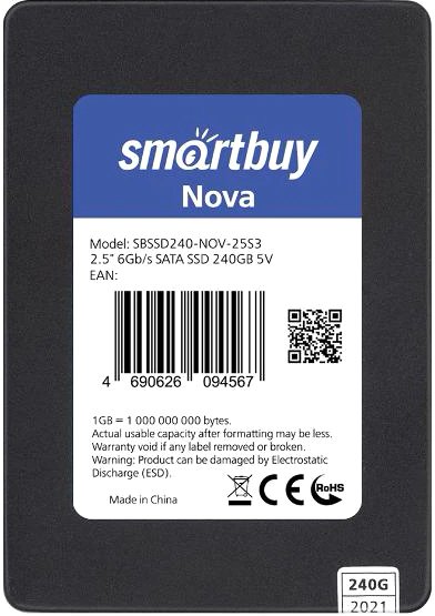 

SSD SmartBuy Nova 240GB SBSSD240-NOV-25S3