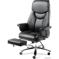 Офисное кресло Norden Парламент H-2021-35 leather (натуральная кожа, черный)