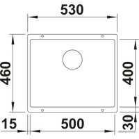 Кухонная мойка Blanco Rotan 500-U 526098 (черный)