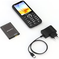 Кнопочный телефон Maxvi K15n 4G (черный)