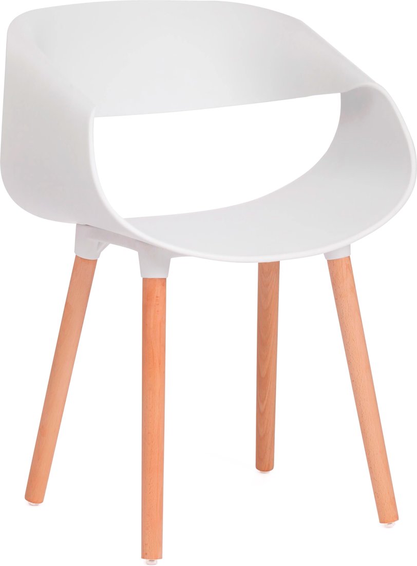 

Стул с подлокотниками TetChair QXX mod. C1058 (белый/натуральный)