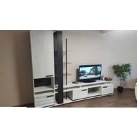 Шкаф распашной Глазов МЦН 1 Oslo (Бетон Пайн светлый/Черный)