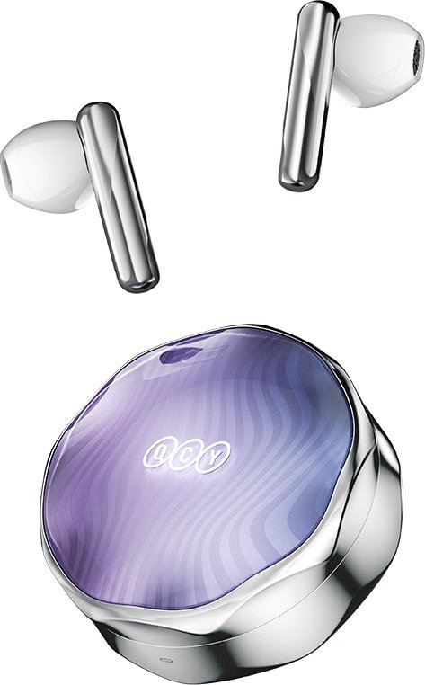 

Наушники QCY FairyBuds T21 (серебристый/белый)