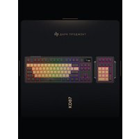 Клавиатура Дарк Проджект KD87A+Numpad (G3ms Moonstone, черный)