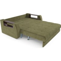 Диван Мебель-АРС Аккордеон Барон №3 ППУ 180x200 (Cabrio 29 зеленый)