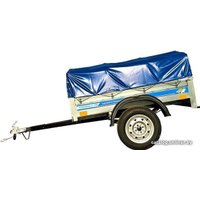 Одноосный прицеп Кремень Стандарт 2.0x1.3x0.3 (тент 30 см)