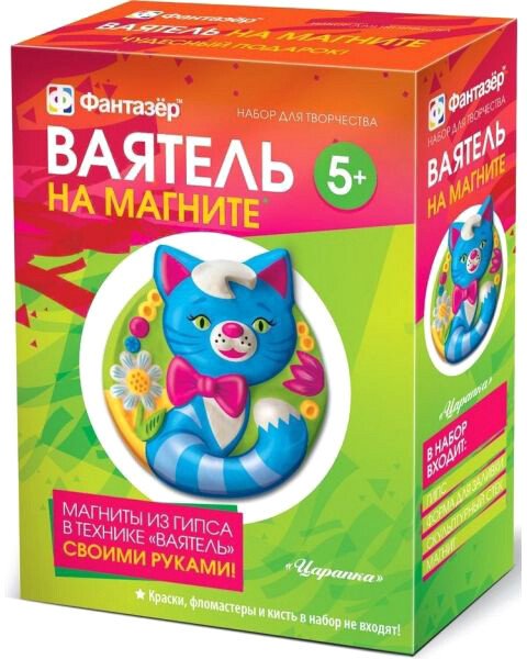 

Набор для лепки Фантазер Ваятель на магнитах Зверята Царапка 707056