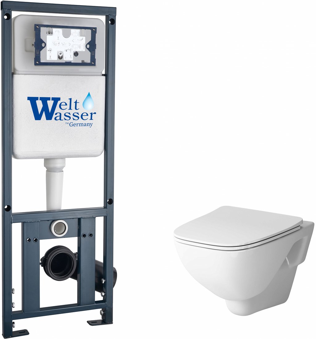 

Унитаз подвесной AM.PM X-Joy C851701SC + WeltWasser Marberg 410