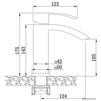 Смеситель Kern 1065 (сатин)