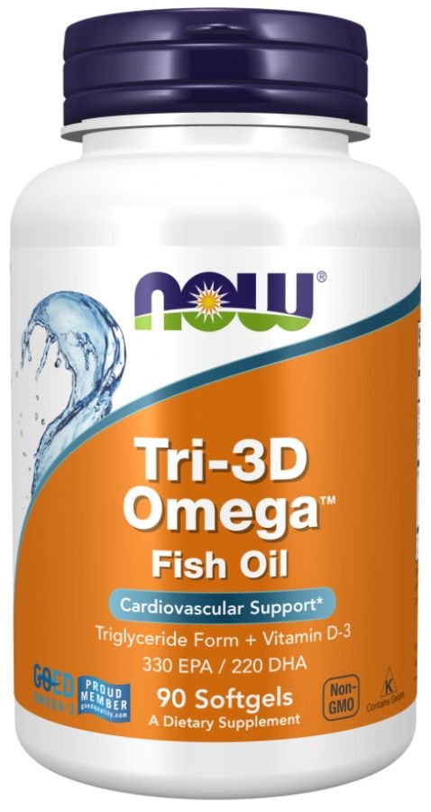 

БАД Now Foods TRI-3D Omega (90 капсул)