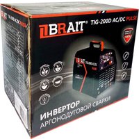 Сварочный инвертор Brait TIG-200D AC/DC Pulse