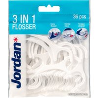 Зубная нить Jordan Flosser 3 в 1 36 шт